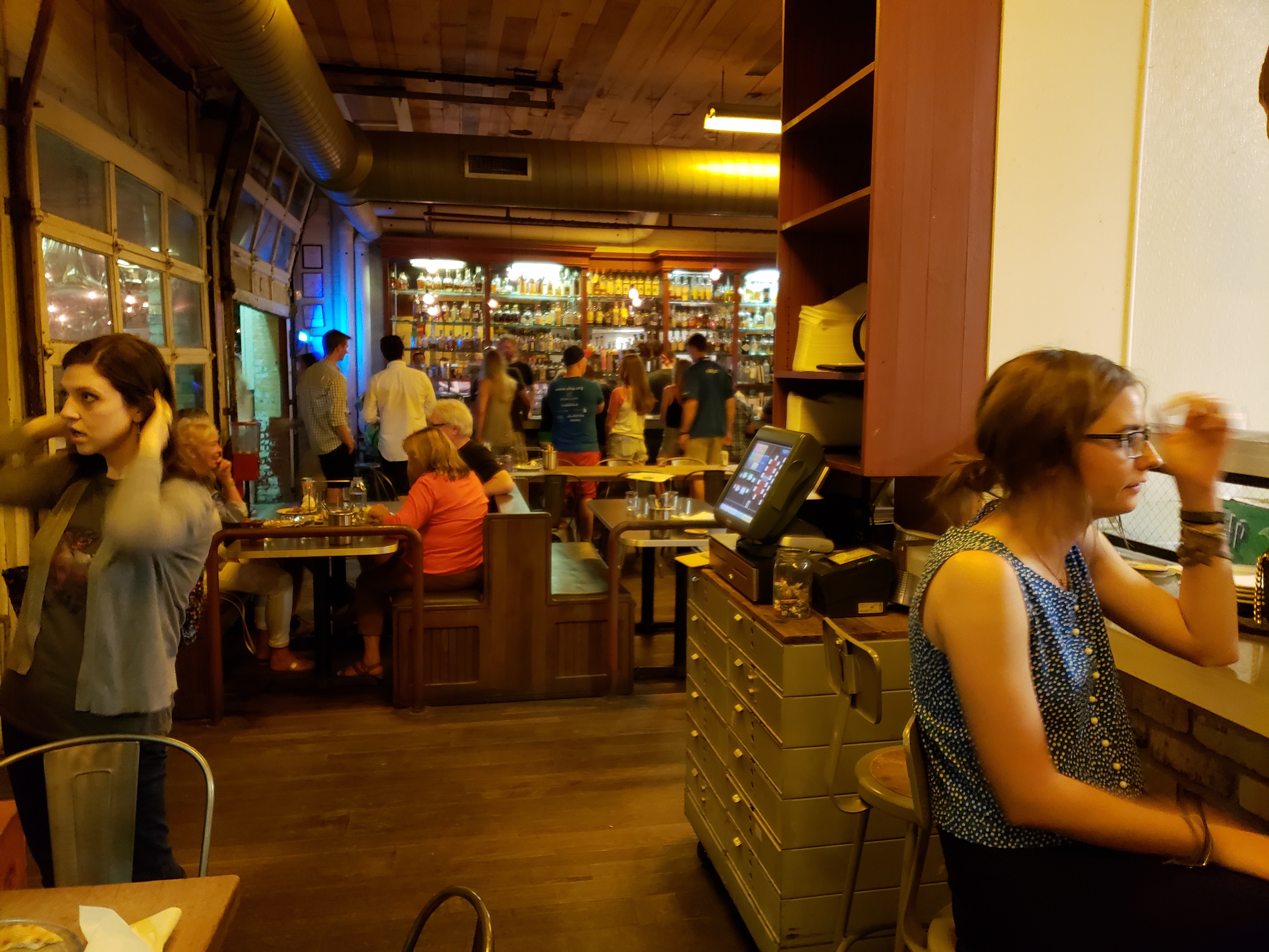 Side Dining Area Nighttime